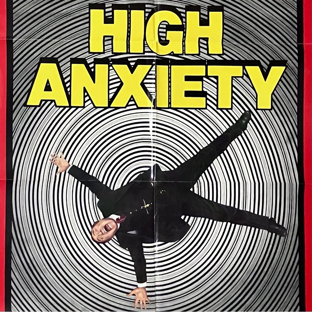 HIGH ANXIETY Original 1977 Poster / Mel Brooks Comedy / Some Defects / Colorful - Picture 3 of 11